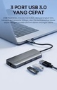 ROBOT HT560 / HT-560 TYPE C ADAPTER USB HUB ETHERNET LAN HDMI 6 IN 1_4