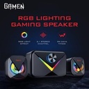 GAMEN Multimedia Speaker Gaming GS-10 / GS10 Subwoofer with RGB Lights_3