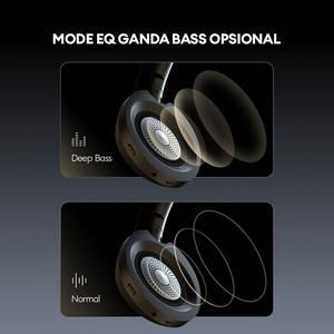 Headset VIVAN H-200 Wireless Bluetooth 5.3 Earphone Bass H200 Black_2