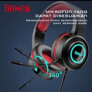 Headset Gaming Gamen GH-100 / GH100 Gaming Headphone_4