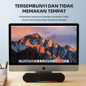 ROBOT RB290 Bluetooth Speaker Komputer RGB RB-290 Dua Speaker 10W_4