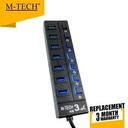 M-Tech USB HUB MT-UH7 / MTUH7 Super Speed 7 Port USB 3.0 With ON & OFF_3