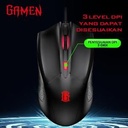 GAMEN GM100 / GM-100 Macro Ultralight Gaming Mouse 2000 DPI Black_2