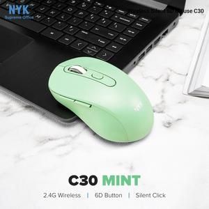 NYK C-30 Mouse Wireless Bluetooth NYK C30 Silent Click_3