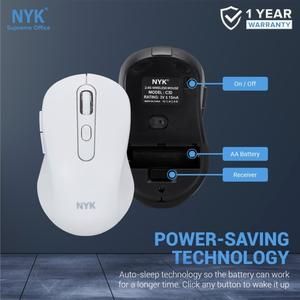NYK C-30 Mouse Wireless Bluetooth NYK C30 Silent Click_4