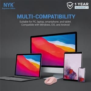 NYK C-30 Mouse Wireless Bluetooth NYK C30 Silent Click_5