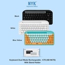 NYK K-70 Keyboard Bluetooth Wireles Stand Holder Round Keycaps NYK K70_4