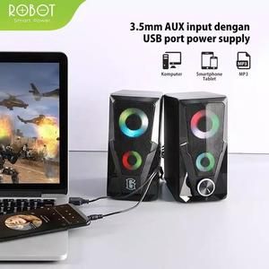Robot Speaker Gaming RS-200 ROBOT RS200 Stereo USB Speaker 3.5mm_4