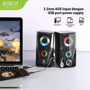 Robot Speaker Gaming RS-200 ROBOT RS200 Stereo USB Speaker 3.5mm_4