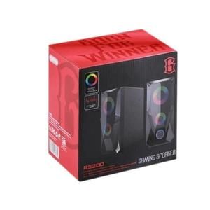 Robot Speaker Gaming RS-200 ROBOT RS200 Stereo USB Speaker 3.5mm_5
