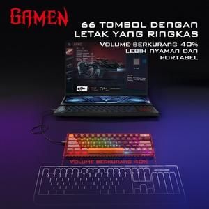 GAMEN Titan III / 3 Mechanical Switch Blue RGB Wired Keyboard Gaming_4