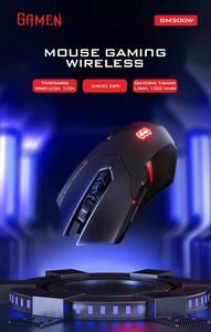 Mouse Gaming Gamen GM300W / GM-300W Wireless Mouse 2400 DPI Black_2