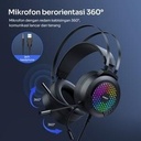 Headphone Headset ROBOT RH-G30 / RHG30 3.5MM RGB Gaming Headset Gamer_2
