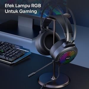 Headphone Headset ROBOT RH-G30 / RHG30 3.5MM RGB Gaming Headset Gamer_3