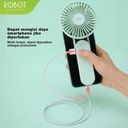 ROBOT RTBF11 / RTB-F11 Foldable USB MINI FAN KIPAS ANGIN 3IN1 2000MAH_2
