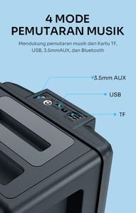ROBOT RB350 BLUETOOTH SPEAKER RB-350 KARAOKE + MICROPHONE 5.1_4