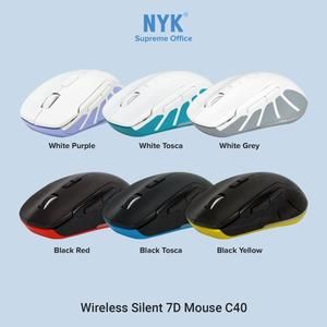 Mouse NYK Wireless C40 7D Silent Click Power Saving - Mouse NYK C 40_2