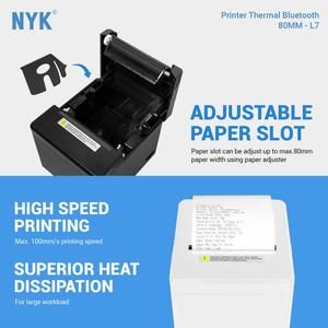 NYK Printer Thermal Bluetooth, RJ45, USB 80MM L7 - Printer Kasir Multifungsi Aut_2
