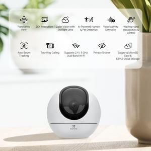 EZVIZ C6 4MP 2K WIFI IP CAMERA CCTV SMART CAMERA EZVIZ C-6 4MP_2