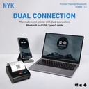 NYK Printer Thermal Bluetooth 80MM L6 - Printer Kasir Struk Portabel 80mm_3