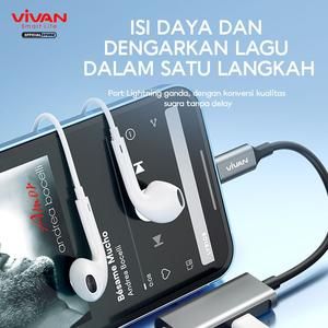 Vivan VAL-01 / VAL-02 Audio Converter Adapter Lightning To audio aux_3