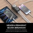 VIVAN VPS-T005A Kepala Charger 75W Socket Travel 6 In 1 Adaptor All In_2