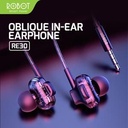 Robot RE-30 Headset Earphone ROBOT RE30 Speaker In Ear Wire Earphone_2
