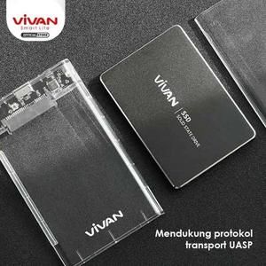 VIVAN Enclosure HDD SSD 2.5inch SATA USB External Case Transparant_3