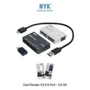 Card Reader NYK 6 SLOT Usb 3.0 C3-09 V3-09 / NYK Card Reader 6 Slot_3