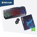 Rexus Warfaction VR1 Keyboard Mouse Mousepad Gaming Combo Bundle_2