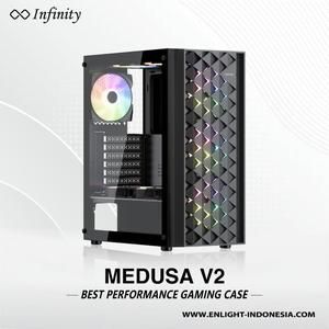CASING INFINITY MEDUSA V2 - ATX TEMPERED GLASS NO FAN_2