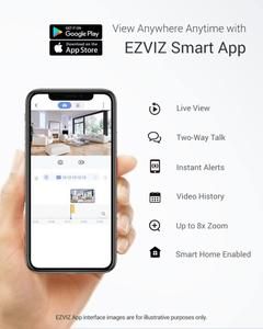 Ezviz H6 5MP 3K Smart Home Wifi IP Camera CCTV Indoor Type C_3