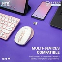 Mouse NYK C50 Dual Mode Bluetooth Wireless 2.4Ghz Silent Mouse_3