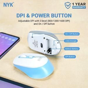 Mouse NYK C50 Dual Mode Bluetooth Wireless 2.4Ghz Silent Mouse_4