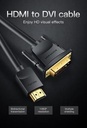 Vention Kabel HDMI to DVI Bidirectional DVI-D 24+1 to HDMI 1080P_2