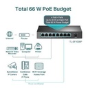 Tp-link TL-SF1008P 8-Port 10/100Mbps Desktop Switch with 4-Port PoE_3