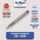 Drawing Pen Artline 0,6 mm EK-236 | Pulpen Artline EK236_4