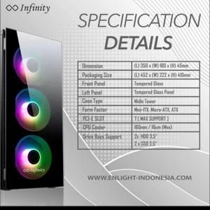Casing Infinity Vesta V2 Incude 4Fan Rgb 12Cm Case Infinity Vesta V2_3