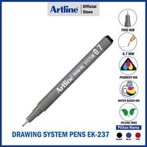 PULPEN ARTLINE DRAWING PEN 0.7MM EK-237 | Pen Artline EK237_2