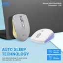 Mouse NYK C60 Silent Dual Mode Connection Bluetooth + Wireless_2