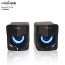 Speaker Advance CLS-101 CLS101 Multimedia Channel 2.0 Superbass_2