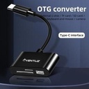 Card Reader 3 in 1 USB Type C to USB A 2.0/SD/TF Ventuz Converter OTG_2