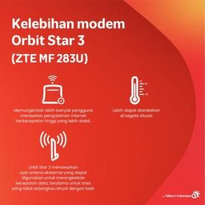 Telkomsel Orbit Star 3 Modem WiFi 4G High Speed Bonus Data_3