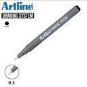 ARTLINE Drawing Pen System EK-231 | Pulpen Spidol Artline 0,1 mm EK231 Hitam_2
