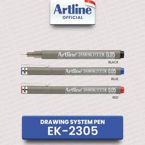 SPIDOL / PULPEN DRAWING PEN MARKER ARTLINE EK-2305 0.05 MM HITAM_3