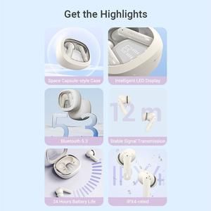 Vention TWS Wireless Earbuds Headset Bluetooth Earphone LED Air A01_3
