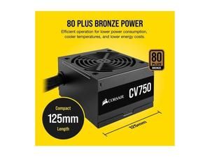 Power Supply Corsair CV750 - 750W 80+ Bronze - Corsair CV 750_2