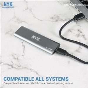CASE SSD Enclosure Casing SSD M2 NVME Type C NYK USB 3.1 To M.2 NVME_2