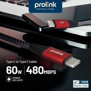 Prolink Cable type c to type c 60W Kabel data Tipe C PD 3.0 GCC-6001_3