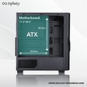 Casing INFINITY VESTA V3 V 3 - mATX, ATX - TEMPERED GLASS Free 4Fan_5